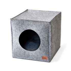 PIUPET Katzenhöhle inkl. Kissen I Passend für z.B. IKEA® Kallax I Kuschelhöhle Katze