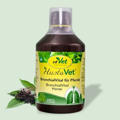 Thumbnail 2: cdVet HustaVet BronchialVital Pferd 500 ml – Ergänzungsfuttermittel für Atemwege