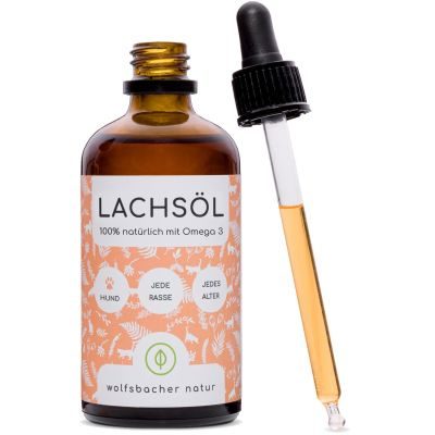 Thumbnail 4: Wolfsbacher Natur Natürliches Lachsöl für Hunde & Katzen 250ml