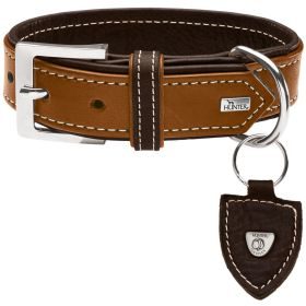 HUNTER Halsband Tara XL (80), cognac/dunkelbraun