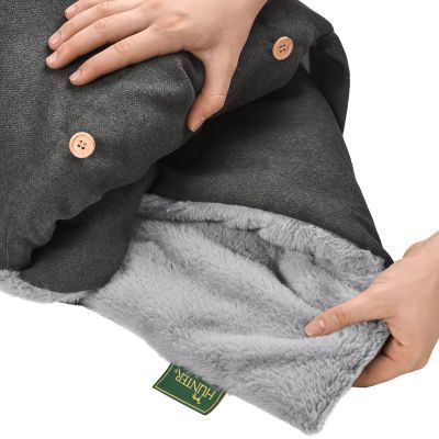 Thumbnail 3: HUNTER Kissen und Hundedecke 2in1 Rockford XL (120 x 80 cm), anthrazit/hellgrau