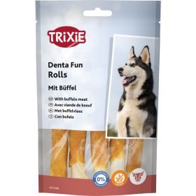 TRIXIE Denta Fun Rolls mit Büffel