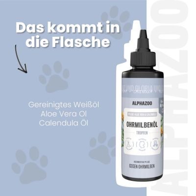 Thumbnail 6: ALPHAZOO ALPHAZOOOhrmilbenöl für Katzen