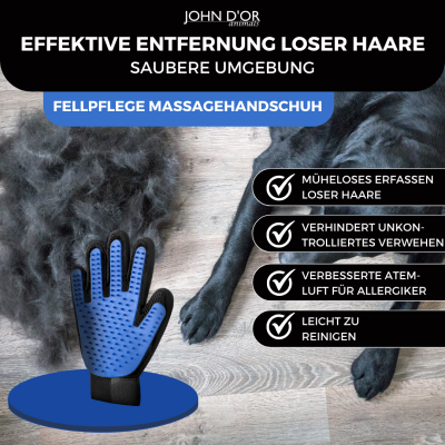 Thumbnail 7: John D‘or Leichte Kämmbarkeit, Entfilzung & biologische Geruchsneutralisierung für gesundes Fell, mit Arganöl & Vitaminkomplex