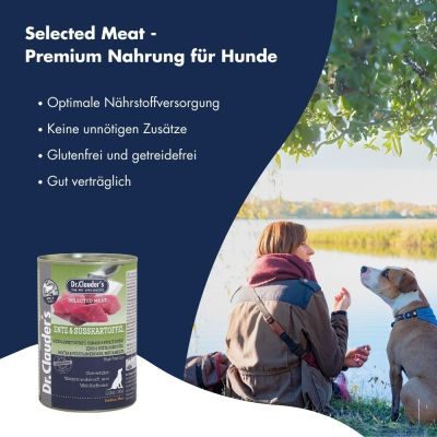 Thumbnail 3: Dr.Clauder’s Selected Meat Ente & Süßkartoffel 800g