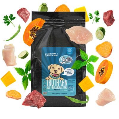 Thumbnail 1: Sollis Hundetrockenfutter für kleine Hunde mit Freilandtruthahn 2 kg