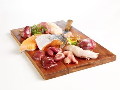 Thumbnail 5: Dogs'n Tiger Adult Premium Katzenfutter, Wohltat, Nassfutter, Getreidefrei, Huhn & Lachs, 12x 200g