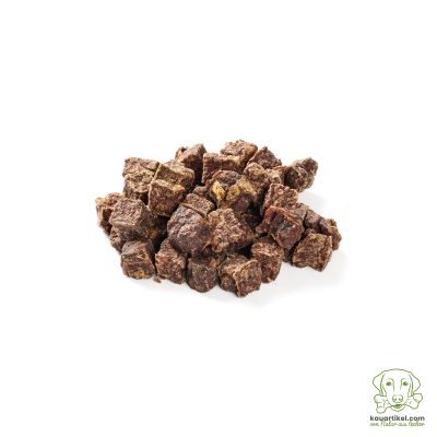 Bild 1 von 1: kauartikel.com Hirsch-Würfel - Hunde-Kauartikel - Hunde-Snack - Hypoallergen-Kausnack - Wild-Leckerli - Trainingssnack