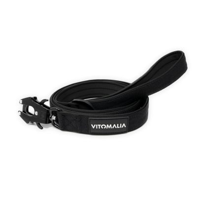 Thumbnail 2: Vitomalia Extreme EditionTaktische Führleine mit Froschkarabiner aus Hartaluminium Schwarz