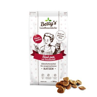Thumbnail 3: Betty's Landhausküche Betty's Landhausküche für Katzen Trockenfutter Rind pur 300g