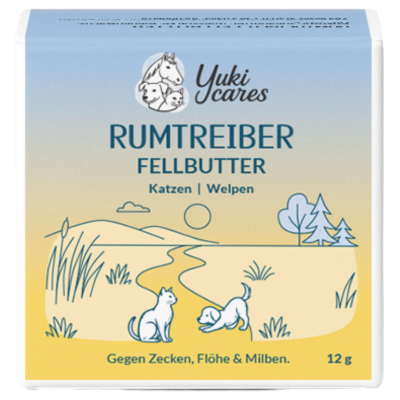 Yuki cares Fellbutter Rumtreiber gegen Zecken & Flöhe