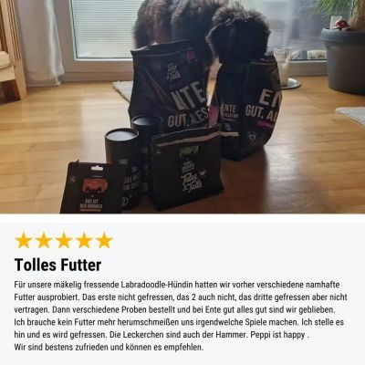 Thumbnail 9: Tales & Tails Ente gut, alles gut Softtrockenfutter - Probe 12er Paket