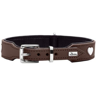 Thumbnail 5: HUNTER Halsband Love XL (80), braun/schwarz