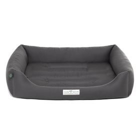 HOUND&NATURE Öko-Hundebett BERN Grau L