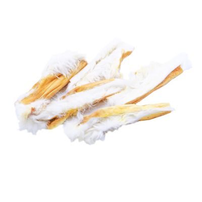 Bild 1 von 1: mascota vital Kaninchenhaut mit Fell, Zahnpflege Kauartikel für Hunde, 100 g