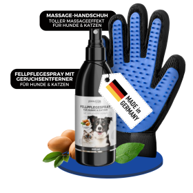 John D‘or Leichte Kämmbarkeit, Entfilzung & biologische Geruchsneutralisierung für gesundes Fell, mit Arganöl & Vitaminkomplex