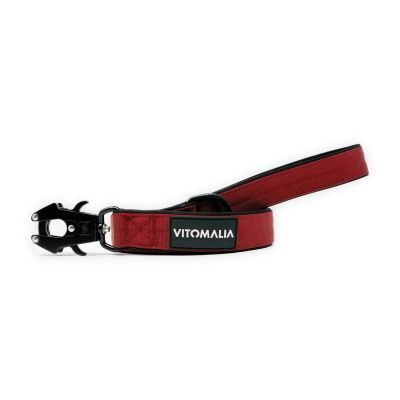 Thumbnail 1: Vitomalia Extreme EditionTaktische Führleine mit Froschkarabiner aus Hartaluminium Bordeaux