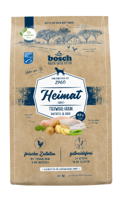 Bild 1 von 1: bosch Tiernahrung Heimat Huhn Bodenhaltung – getreidefreies Hundefutter – 12kg
