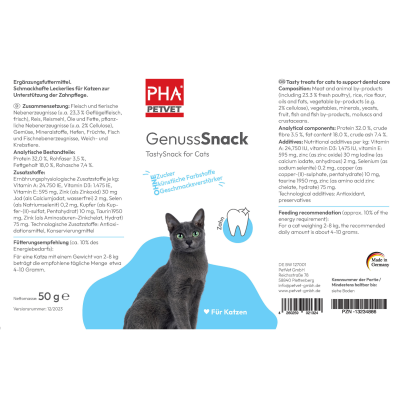 Thumbnail 2: PHA PHA GenussSnack für Katzen- Kausnack - Kauartikel - Leckerli