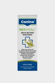 Canina Petvital Bach-Blüten Nr. 1 - Notfall - homöopathische Tierarznei für Hunde, Katzen, Nager, Vögel, Pferde 10 g