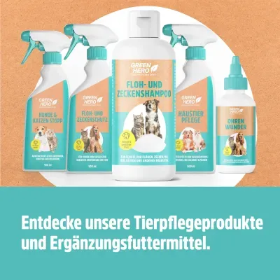 Thumbnail 4: Greenhero Floh- und Zeckenshampoo für Hunde und Katzen