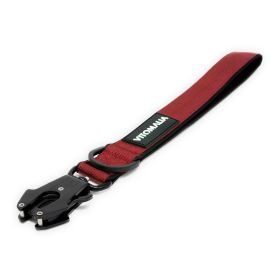 Vitomalia Taktischer Kurzführer mit Froschkarabiner aus Hartaluminium Bordeaux