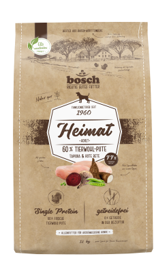 Bild 1 von 1: bosch Tiernahrung Heimat Tierwohl-Pute – Futter mit hohem Fleischanteil –12kg
