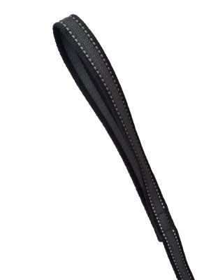 Thumbnail 3: dogogo Leine 1m gummiert mit Handschlaufe Schwarz