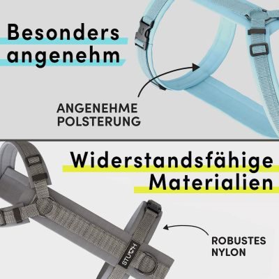 Thumbnail 5: STUCH Hundegeschirr gepolstert - Schwarz - XXS