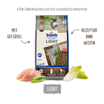 Thumbnail 2: bosch Tiernahrung HPC Light  Hundefutter – Weizenfrei – 1kg