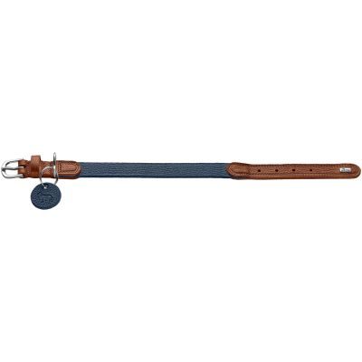 Thumbnail 2: HUNTER Halsband Karlby M (55), dunkelblau/cognac