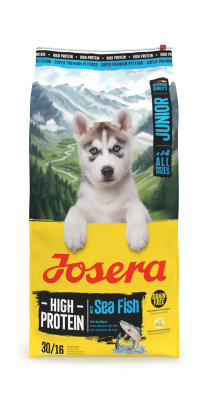 Thumbnail 2: Josera Junior High Protein Sea Fish, proteinreiches Welpenfutter für aktive Junghunde, 12,5kg