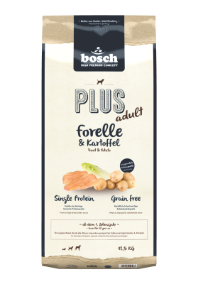 Bild 1 von 1: bosch Tiernahrung HPC PLUS Forelle&Kartoffel – getreidefreies Hundefutter –12,5kg