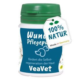 cdVet VeaVet WundEx Pflegepuder 15 g – Natürliche Hautpflege für Tiere bei feuchten Hautstellen