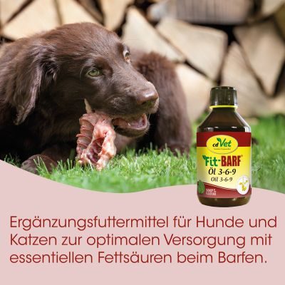 Thumbnail 2: Fit-BARF® Öl 3-6-9 100 ml – Ergänzungsfuttermittel mit Omega-Fettsäuren