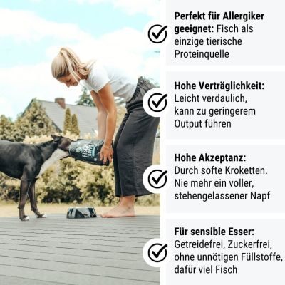 Thumbnail 3: Tales & Tails Noch ganz Fisch im Kopp Softtrockenfutter - 12 kg (3x4 kg)