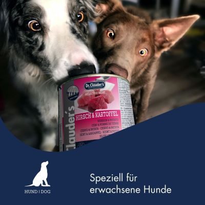 Thumbnail 1: Dr.Clauder’s Selected Meat Hirsch & Kartoffel 400g