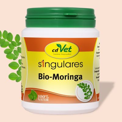 Thumbnail 2: cdVet Singulares Bio-Moringa 100 g für Hunde, Katzen & Pferde – 100 % Bio-Moringablätter