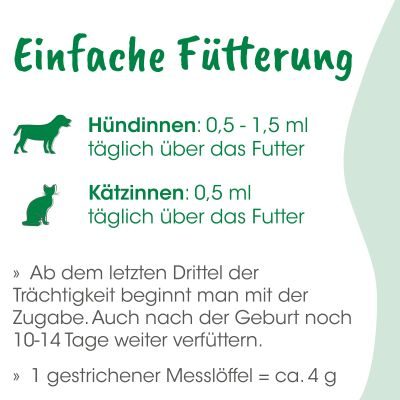 Thumbnail 7: cdVet Geburtshilfe-Mischung 400 g – Natürliche Ergänzungsfütterung für tragende Hündinnen & Katzen