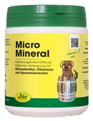 cdVet MicroMineral Hund & Katze 500 g – Natürliche Mineralstoffversorgung für gesunde Vitalität
