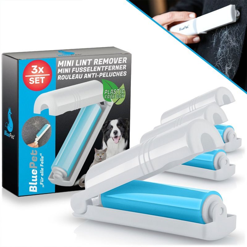 2x Pinguin Fusselroller Aus Gel - Wiederverwendbare Klebrig-Bälle Gegen Tierhaare & Staub