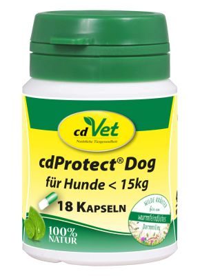 Thumbnail 1: cdVet cdProtect Dog 18 Kapseln – Natürliche Unterstützung für das Darmmilieu von Hunden