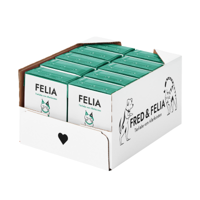 Thumbnail 7: FRED & FELIA FELIA Katzennassfutter Hirsch 10x 190g