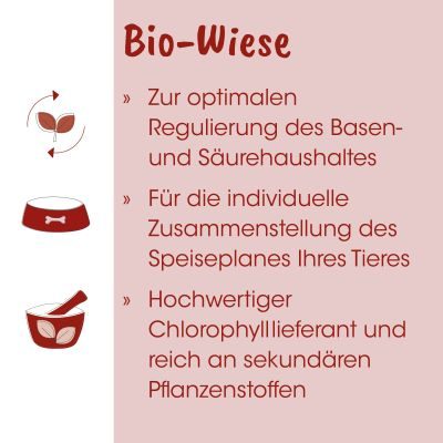 Thumbnail 7: Fit-BARF® Bio-Wiese 700 g – Bio-Kräutermix für Hunde zur Ergänzung der Gemüseportion