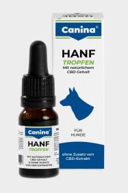 Canina Hanf Tropfen - CBD für Hunde zur Stressreduktion 10 ml