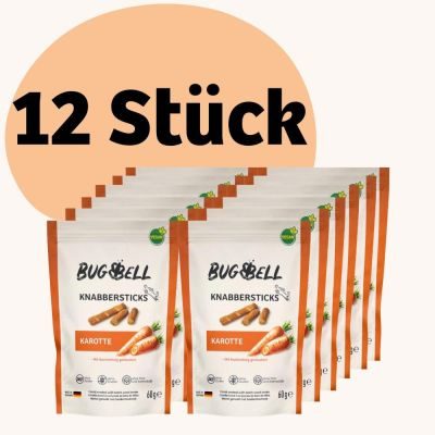 Thumbnail 5: BugBell Weiche Kaustangen mit Karotte