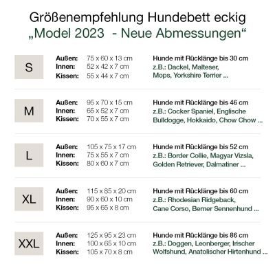 Thumbnail 6: HOUND&NATURE SET: Hundebett LUZERN M taupe + wasserfestem Baumwoll-Matratzenüberzug