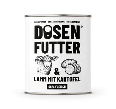 Thumbnail 2: Schnauze & Co. 6x Dosenfutter® LAMM & KARTOFFEL 800g