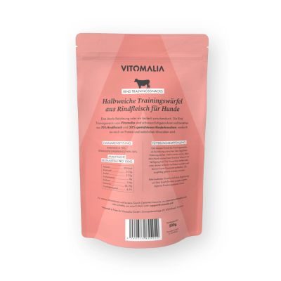 Thumbnail 4: Vitomalia Trainingssnacks Rind - 500g