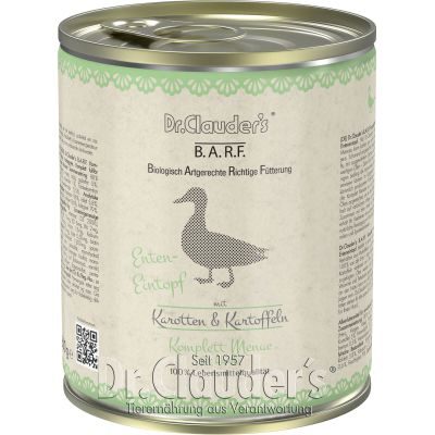 Bild 1 von 1: Dr.Clauder’s Dr.Clauder´s B.A.R.F. Komplett Menue Enteneintopf 800g